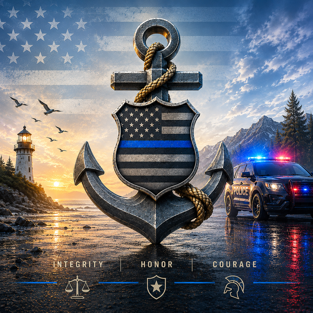 Anchored Behind the Badge application icon
